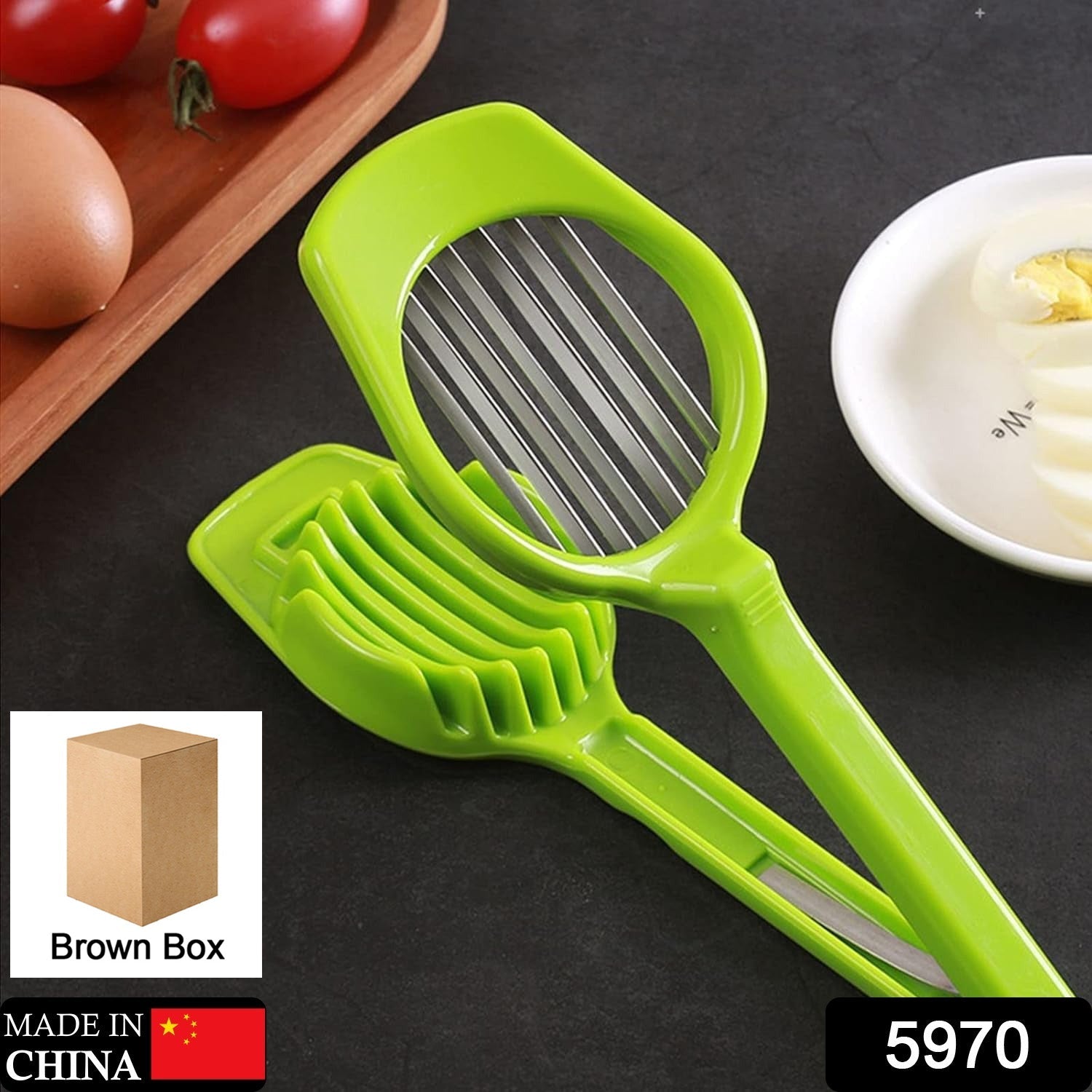 5970 Multipurpose Slicer with Seven Blades, Egg Slicers Stainless Slicer, Strawberry, Tomato, Kiwi, Fruit Cutter, Divider Separator 5970 Multipurpose Slicer with Seven Blades, Egg Slicers Stainless Slicer, Strawberry, Tomato, Kiwi, Fruit Cutter, Divider Separator